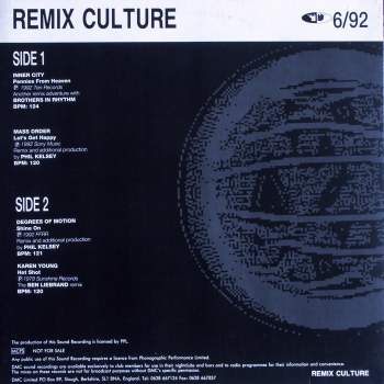Various - DMC Remix Culture 6/92
