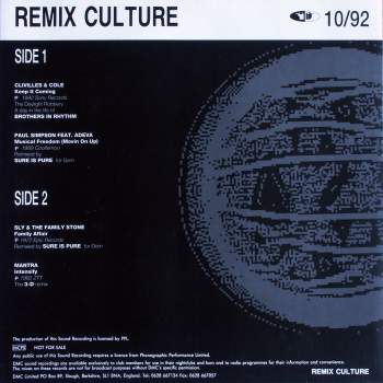 Various - DMC Remix Culture 10/92