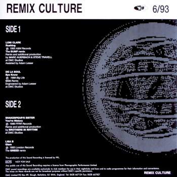 Various - DMC Remix Culture 6/93