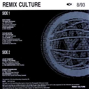 Various - DMC Remix Culture 8/93
