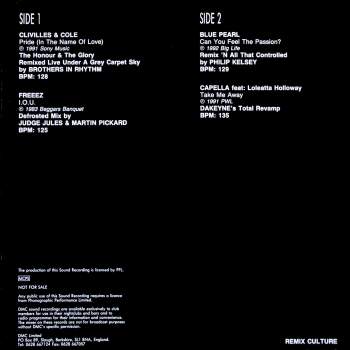 Various - DMC Remix Culture 2/92