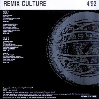 Various - DMC Remix Culture 4/92