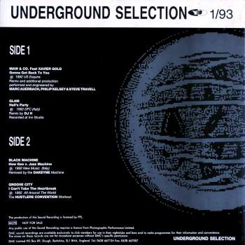 Various - DMC Underground Selection 1/93