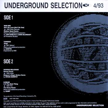 Various - DMC Underground Selection 4/93