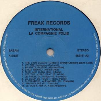 Various - La Compagnie Folie Megamix / Kool & The Gang Megamix