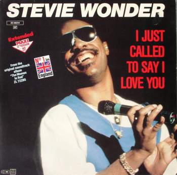 Wonder, Stevie - I Just Called To Say I Love You