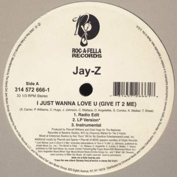 Jay-Z - I Just Wanna Love U (Give It 2 Me)