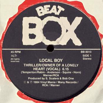 Local Boy - Thriller / Owner Of A Lonely Heart