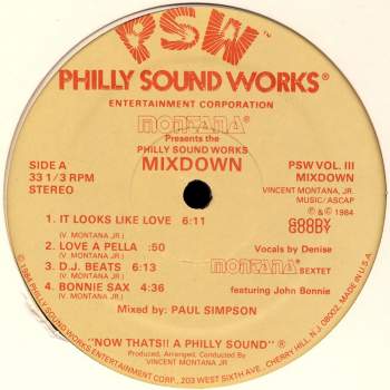 Montana - The Philly Sound Works Mixdown