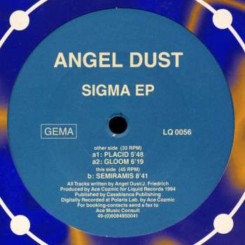 Angel Dust - Sigma EP