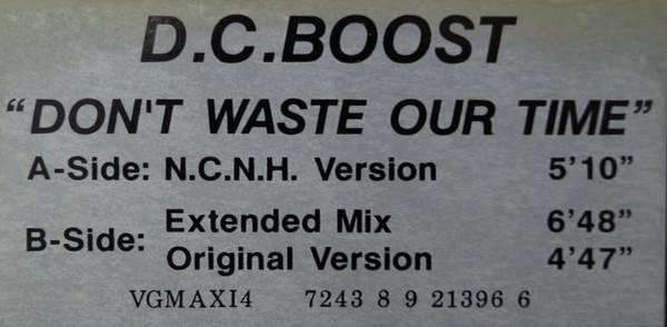 D.C. Boost - Don't Waste Our Time