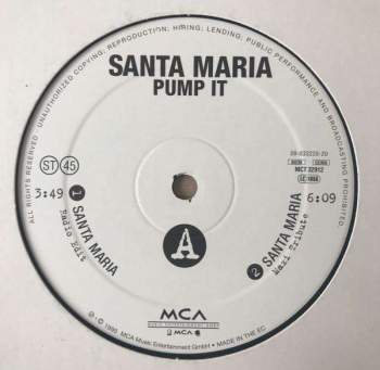 Pump It - Santa Maria