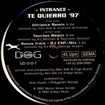 Intrance - Te Quierro '97