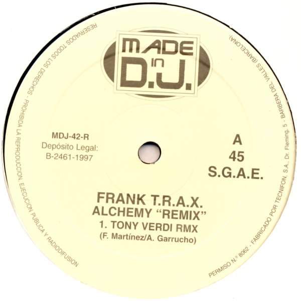 Frank TRAX - Alchemy Remixes