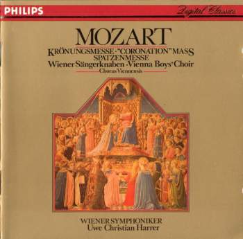 Mozart, Wiener Sängerknaben = Vienna Boys' Choir, Chorus Viennensis, Wiener Symphoniker, Uwe Christian Harrer - Krönungsmesse = 